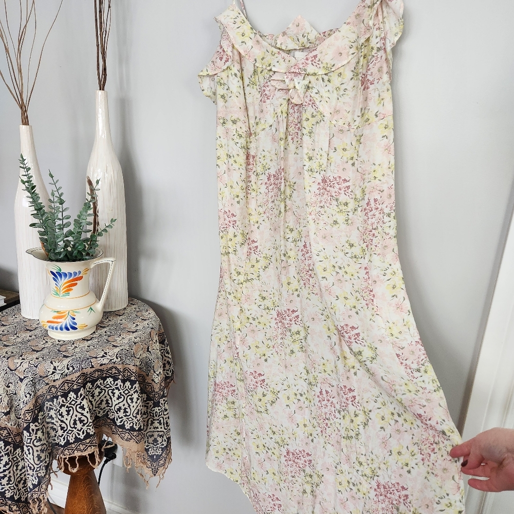 H&M Floral Print Women's Maxi Dress Xl
